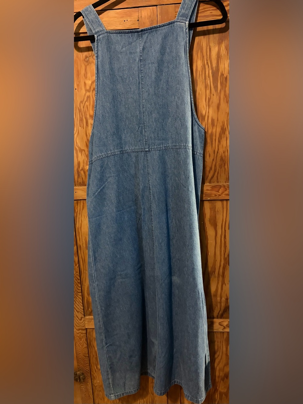 Talbots Blue Denim Pinafore Maxi Dress. Women’s size 8. Very good condition. - Picture 6 of 7